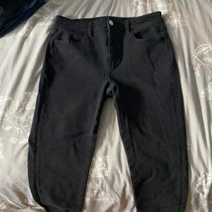 BLACK AMERICAN EAGLE JEGGING